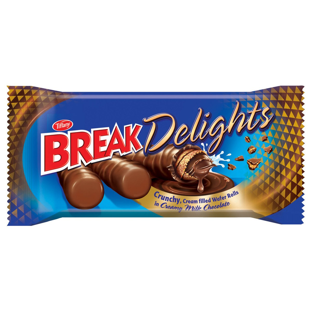 Tiffany Break Delight Crunchy Cream Filled Wafer Rolls 12  x 21 g