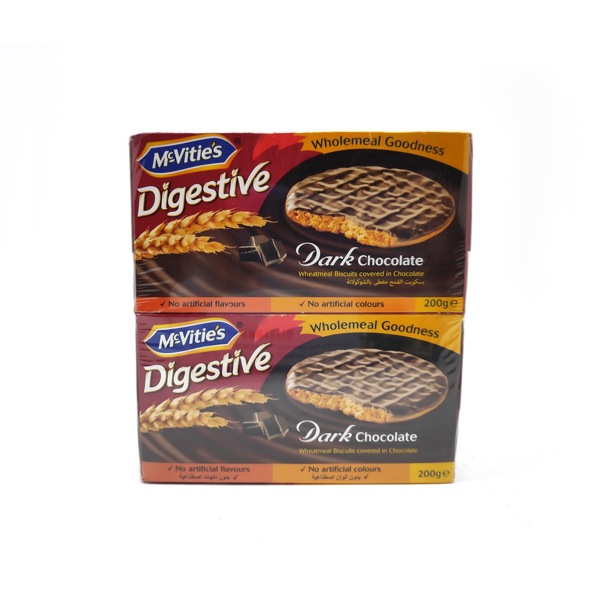 McVitie's Digestive Dark Chocolate 2 x 200 g