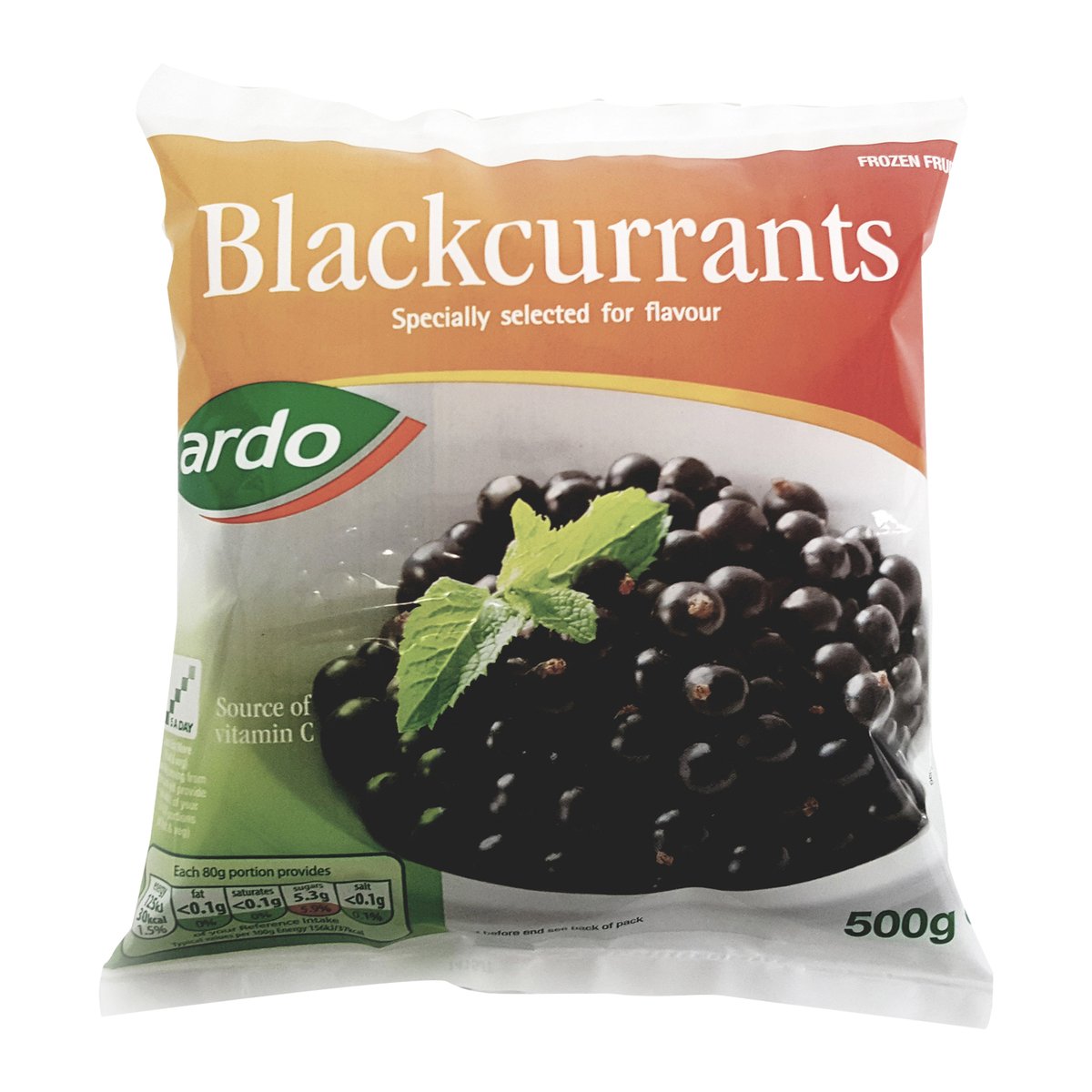 Ardo Blackcurrants 500 g