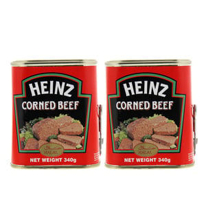 Buy Heinz Corned Beef 2 x 340 g Online at Best Price | Canned Corned Beef | Lulu UAE in UAE