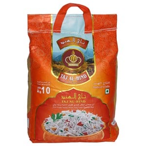 Taj Al-Hind Indian White Long Grain Basmati Rice 10kg