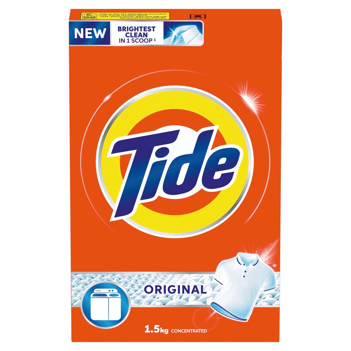 Tide Powder Laundry Detergent Original Scent 1.5kg