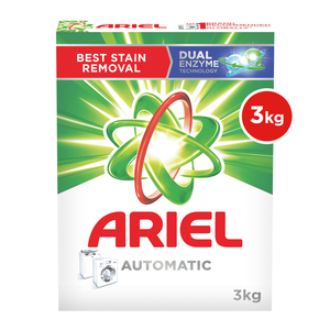 Buy Ariel Automatic Powder Laundry Detergent Original Scent 3kg Online at Best Price | Front load washing powders | Lulu Kuwait in Kuwait
