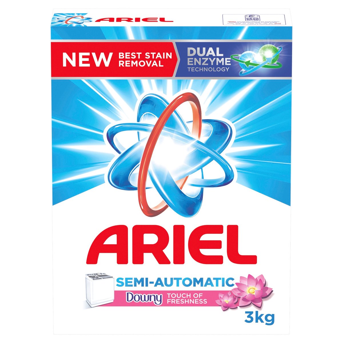 Ariel Powder Laundry Detergent Touch of Downy Freshness 3kg