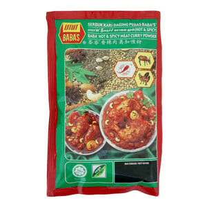 Babas Hot & Spicy Meat Curry Powder 125g