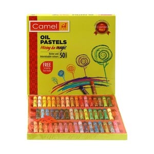 Camel Oil Pastels 50 Shades Multicolor