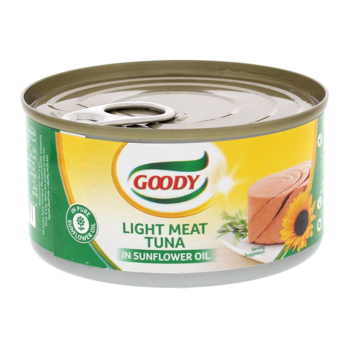 Buy Goody Light Meat Tuna In Sunflower Oil 185g Online at Best Price | Canned Tuna | Lulu KSA in Saudi Arabia