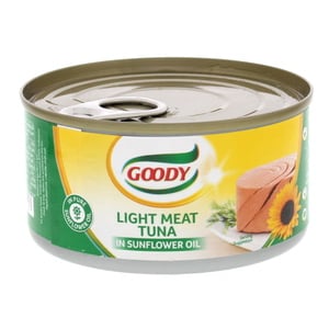 Goody Light Meat Tuna In Sunflower Oil 185g