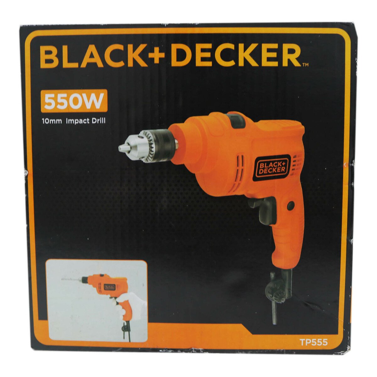 Black&Decker Hammer Drill 13mm 550W HD555