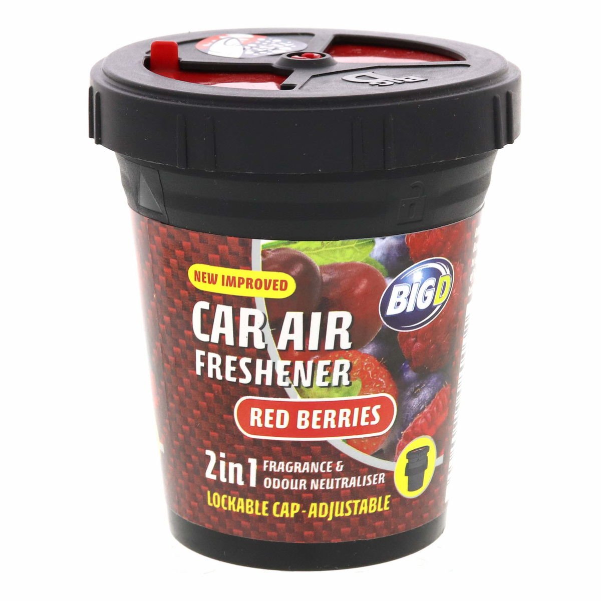 Big D Car Air Freshener Red Berries 130g