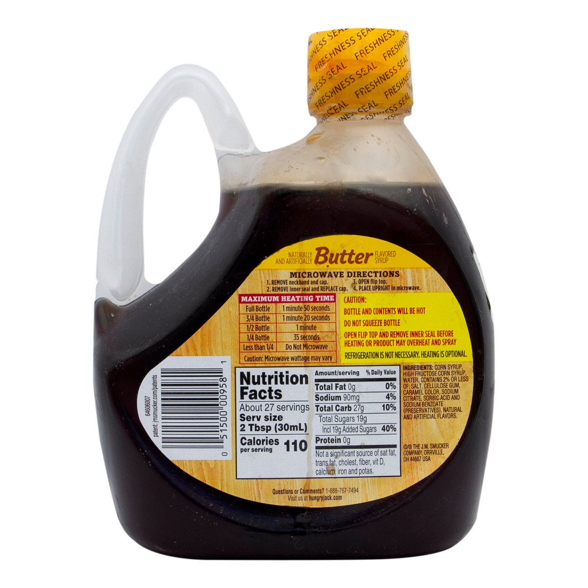Hungry Jack Butter Flavored Syrup 816 ml