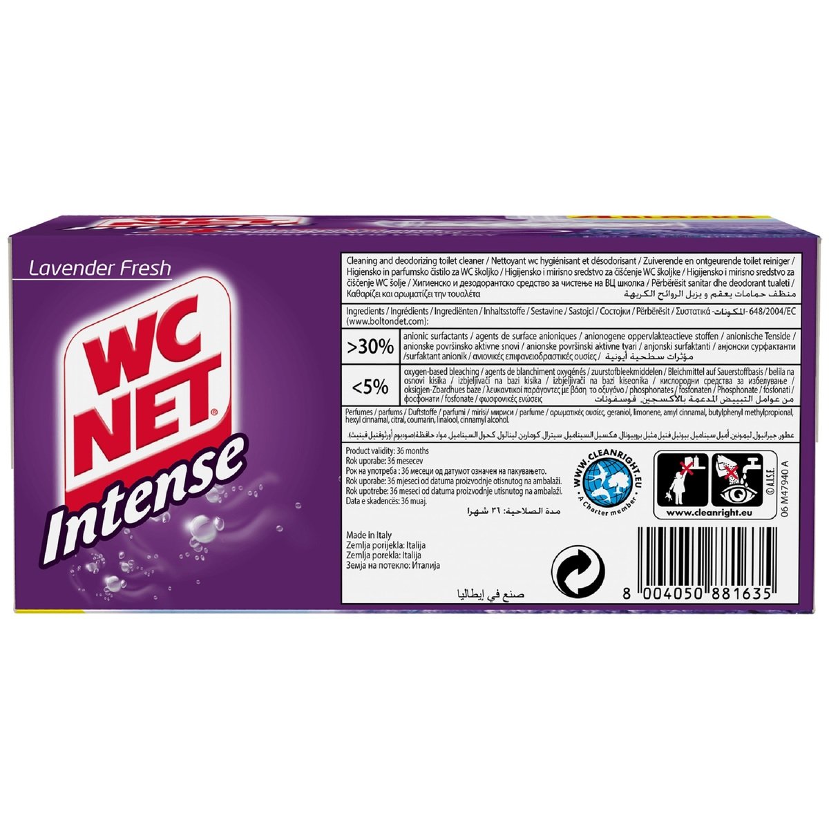 Wc Net Intense Lavender Fresh 4pcs