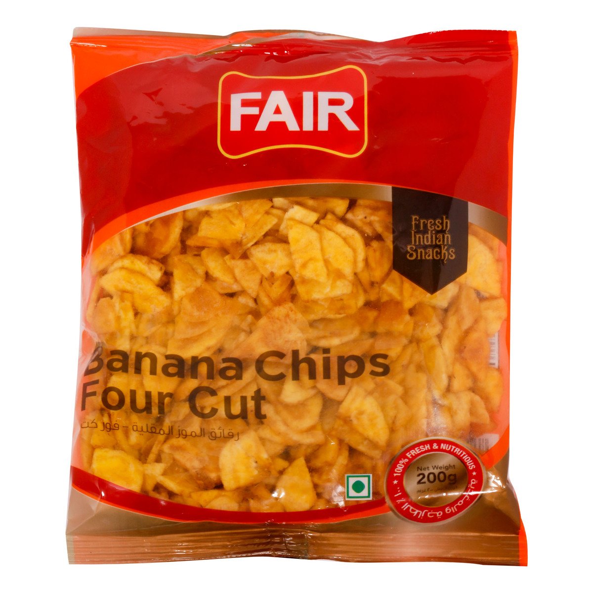 Fair Banana Chips Four Cut 200 g