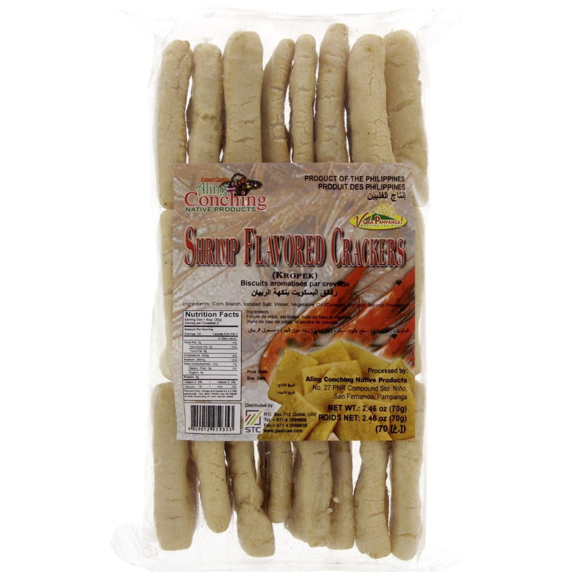 Aling Conching Shrimp Flavored Crackers (Kropek) 70 g
