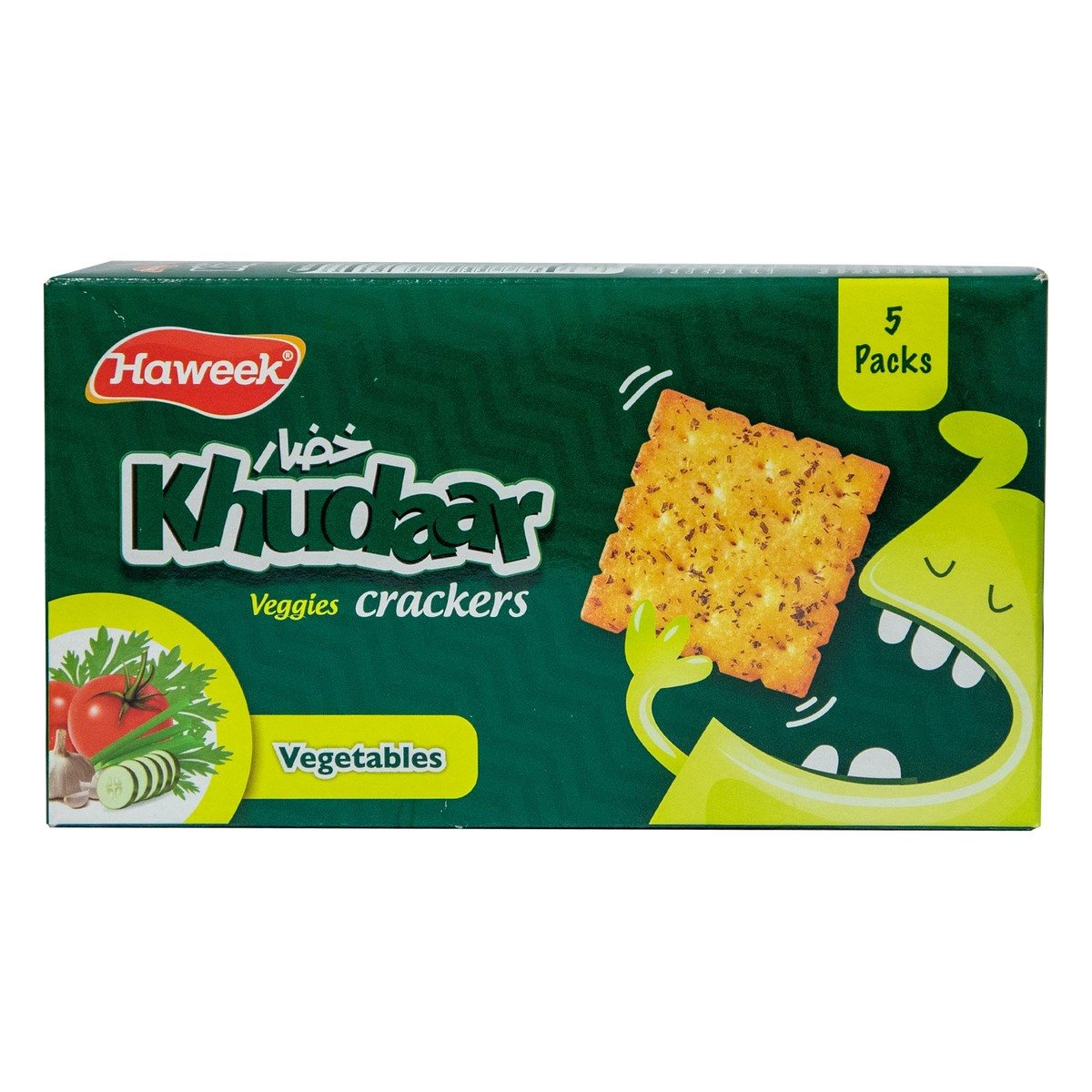 Haweek Khudaar Veggies Crackers 110g
