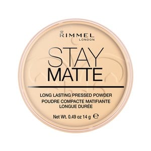 Rimmel London Stay Matte Pressed Powder Shade 001 Transparent 14g