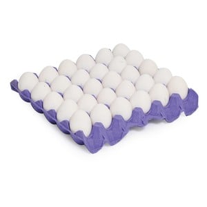 اشتري قم بشراء المتحدة بيض طازج 30 حبة Online at Best Price من الموقع - من لولو هايبر ماركت White Eggs في الكويت