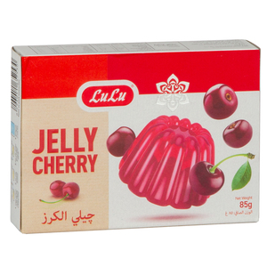 اشتري قم بشراء LuLu Cherry Jelly 85 g Online at Best Price من الموقع - من لولو هايبر ماركت Gelatine في الكويت