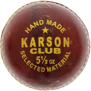 Karson Cricket Hard Ball Red