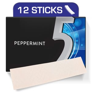 Wrigley's 5 Cobalt Peppermint Gum 12 pcs