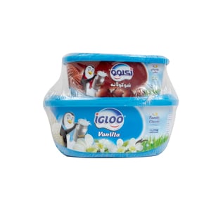 Igloo Assorted Ice Cream 1Litre + 500ml