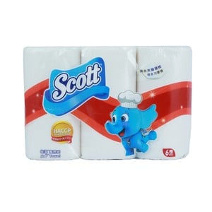 Buy Scott Kitchen Towel 6 pcs Online at Best Price | Kitchen Rolls | Lulu UAE in UAE