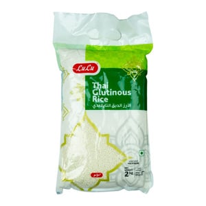 اشتري قم بشراء لولو أرز جلوتينوس التايلندي 2 كجم Online at Best Price من الموقع - من لولو هايبر ماركت Jasmine Rice في الكويت