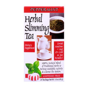 21st Century Herbal Slimming Tea Peppermint Teabags 24pcs