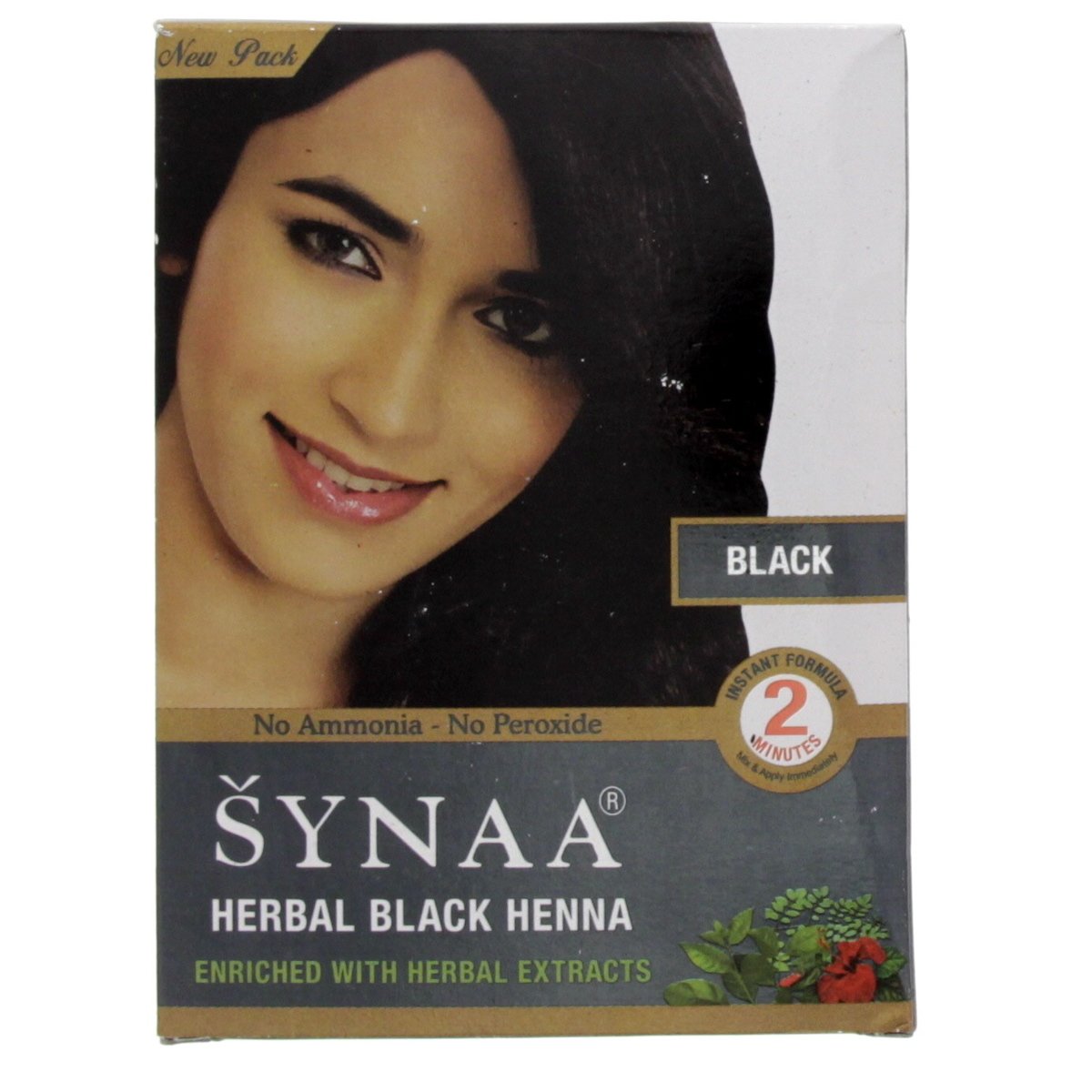 Synaa Herbal Black Henna 60g Online at Best Price | Henna Colorants | Lulu  UAE