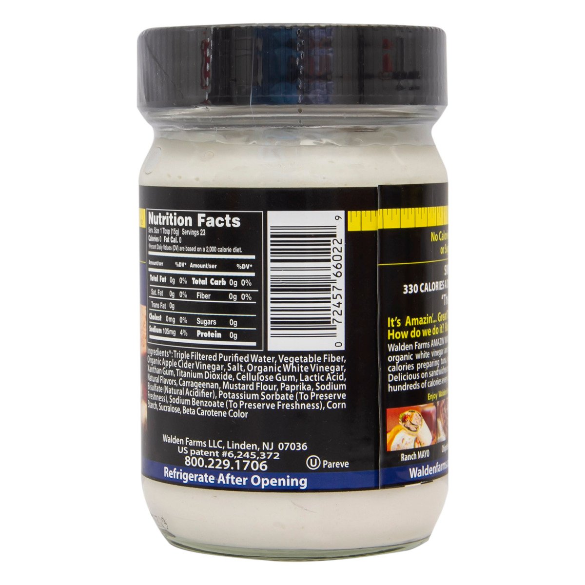 Walden Farms Amazin' Mayo Sweet And Tangy 340 g
