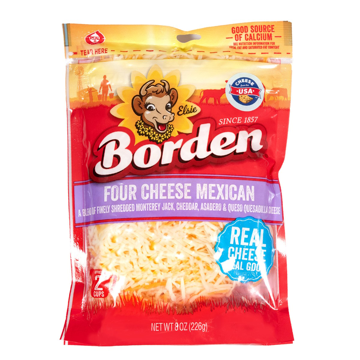 Borden Mexican Four Cheese 226 g