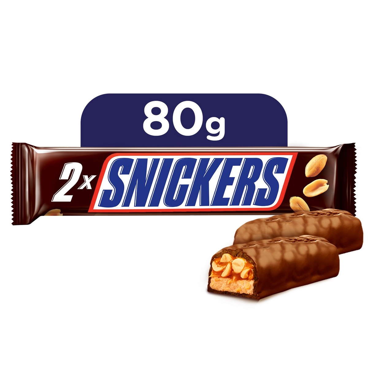 Snickers Duo Chocolate Bar 80 g