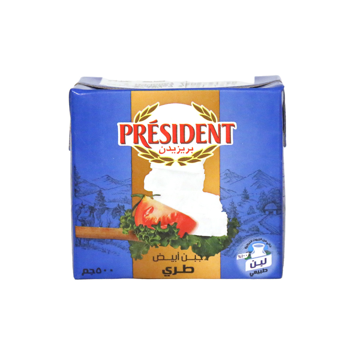President Feta Cheese  Full Cream 500g