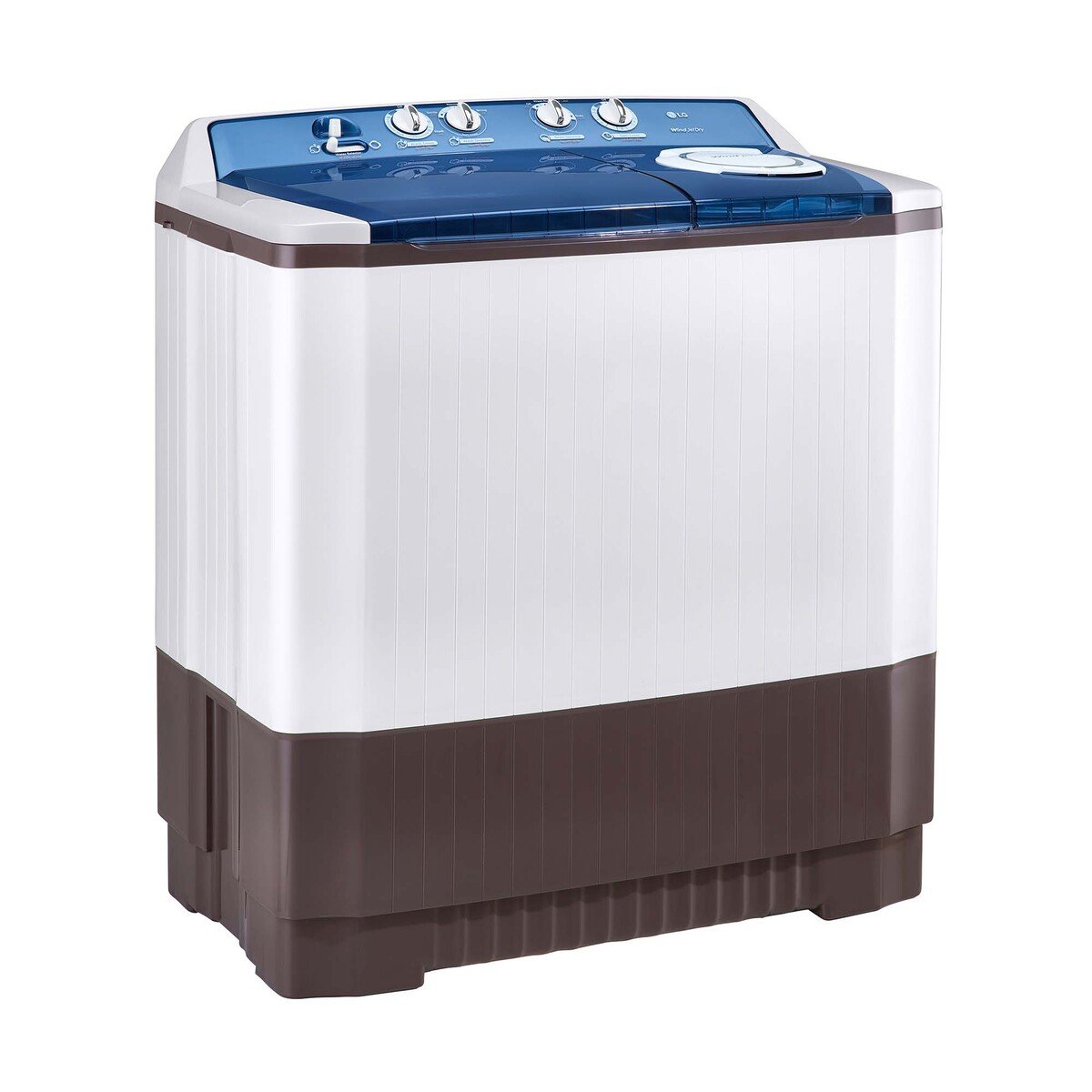 LG Twin Tub Top Load Washing Machine P1860RWN 14Kg, Roller Jet Pulsator, Punch +3