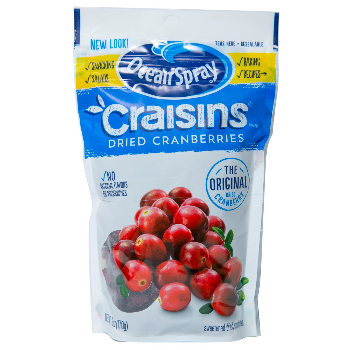 Ocean Spray Original Craisins Dried Cranberries 170 g