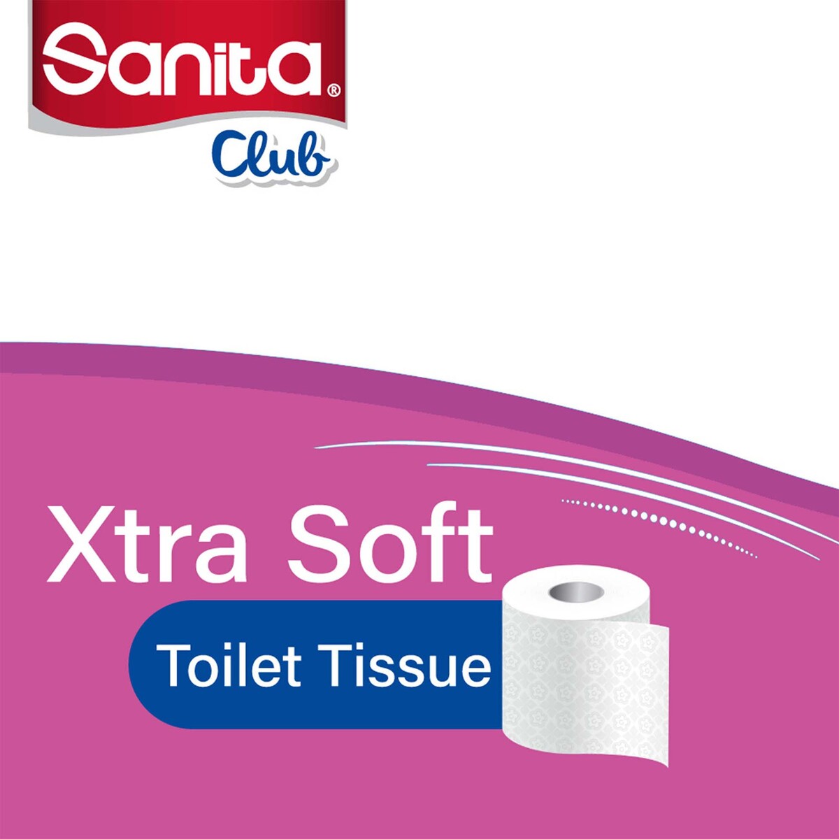 Sanita Bouquet Toilet Tissue Embossed 2ply 8+2 Rolls