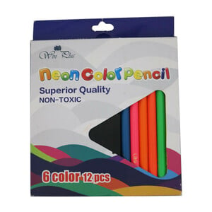 Win Plus Colour Jumbo Pencil 6602 12pcs