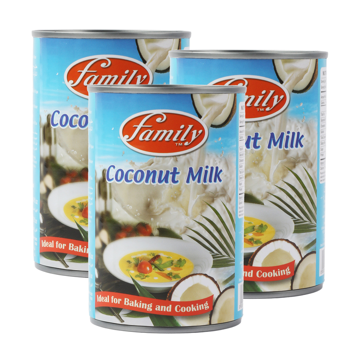 Family Coconut Milk Value Pack 3 x 400ml