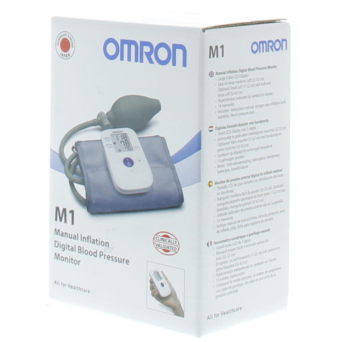 Omron Semi Automatic Blood Pressure Monitor BPM M-1