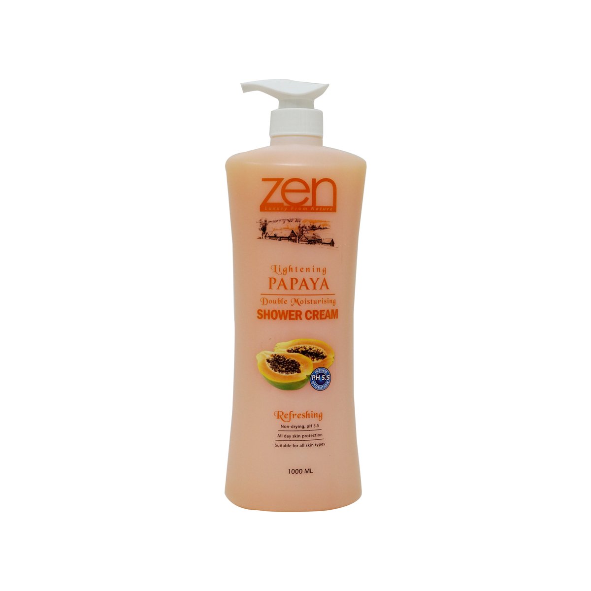Zen Garden Shower Cream Papaya 1Litre