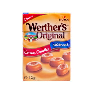 Storck Werther's Original Cream Candy Sugar Free 42g