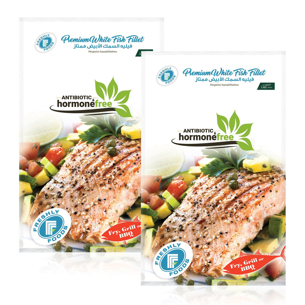 Freshly Foods Premium White Fish Fillet 2 x 1 kg
