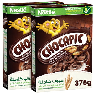 Nestle Chocapic Chocolate Breakfast Cereal 2 x 375g