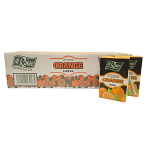 Buy Al Rabie Orange Drink 250ml x 27 Pieces Online at Best Price | Fruit Juice Tetra | Lulu KSA in Saudi Arabia
