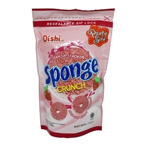 Oishi Sponge Crunch Rasa Stroberi 110g