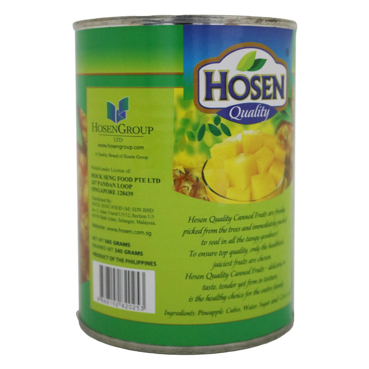 Hosen Pineapple Cubes In Syrup 565g