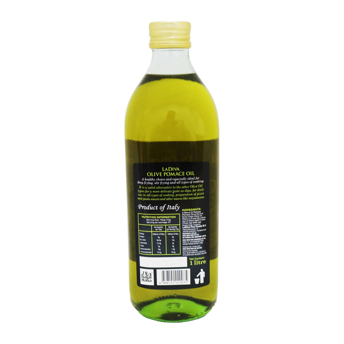 Ladiva Olive Pomace Oil 1Litre