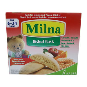 Milna Baby Rusk Mix Fruit 130g