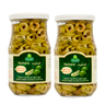 Halwani Bros Mukhtara Sliced Green Olives with Olive Oil 2 x 325 g
