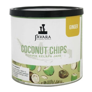 Javara Coconut Chips Ginger 80g